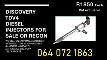 Discovery TDV4 - diesel injectors for sale