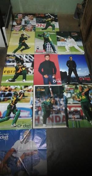 2001 cricket posters of Legends make an offer