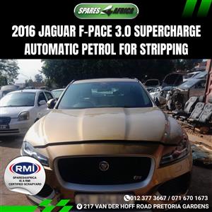 2016 JAGUAR F-PACE 3.0 SUPERCHARGED AUTOMATIC PETROL – FOR STRIPPING