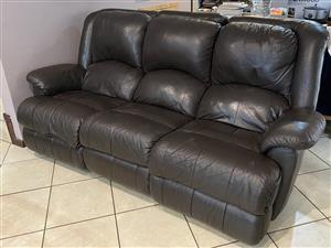 Geniune leather couch