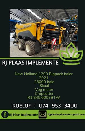 New Holland 1290 Bigpack baler