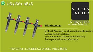 TOYOTA HILUX DIESEL INJECTORS FOR SALE 