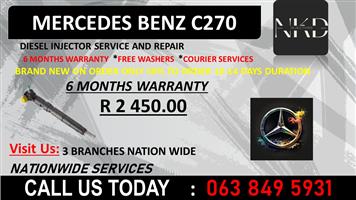 MERCEDES BENZ C270 DIESEL INJECTORS KWAZULU NATAL BLUFF 