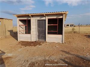 Precast walling houses