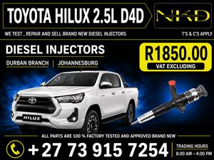 Injectors_For_A_Toyota_Hilux_2.5L 