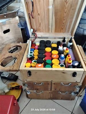 Fishing Box and Rods Combo
