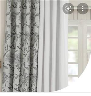 Volpes blockout curtains x 2. 