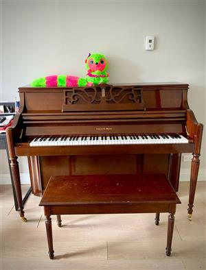 Charles R Walter Upright Piano - Mahogany, 43'' 2014 Model 1520