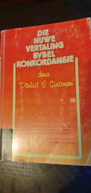 Die nuwe vertaling Bybel konkordansie - David V. Cinamon