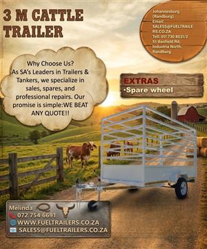 3m Cattle / Animal Trailers  