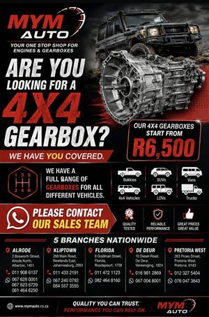 Looking for 4x4 gearboxes? 