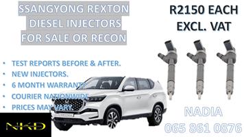 DIESEL INJECTORS FOR SALE FOR SSANGYONG REXTON - NATIONWIDE