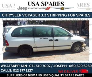Stripping a Chrysler Voyager 3.3 for Spares  