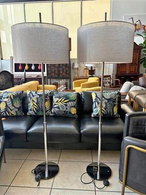 Pair of Modern Floor Lamps - Brand New