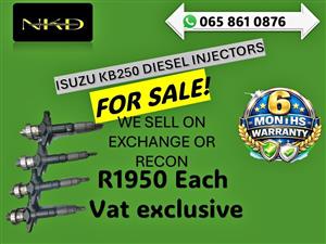 ISUZU KB250 DIESEL INJECTORS FOR SALE WITH WARRANTY GIYANI