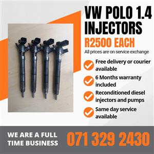 VW POLO 1.4 INJECTORS FOR SALE WITH WARRANTY 