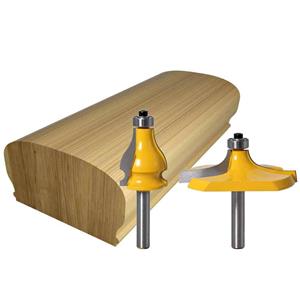 2 Pcs Handrail Router bit SET- 8mm shank