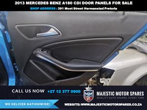 2013 Mercedes Benz W176 A180 CDI right rear door panel