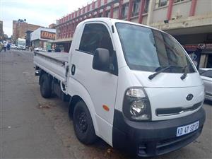 2013 KIA K2700 DIESEL, MANUAL TRANSMISSION, WHITE COLOUR, MILEAGE 95000KM