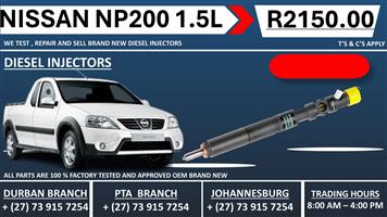 Nissan Np200 1.5L Diesel Injectors 