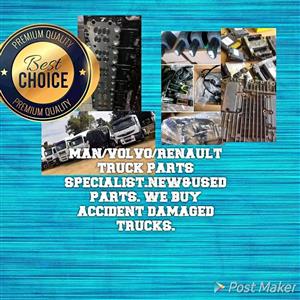 Man/volvo/renault/ud Quon truck&bus parts