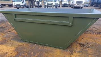 Newly made 6 cubes skip bins 