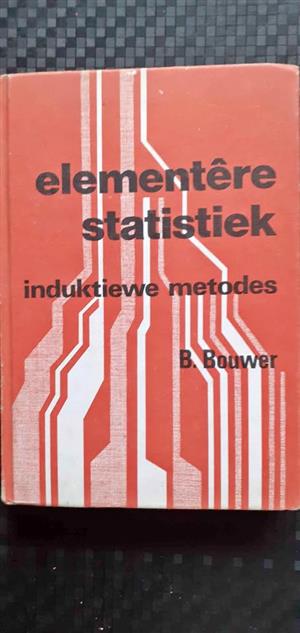 Elementere statistiek induktiewe metodes - B Bouwer