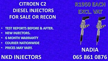 CITROEN C2 DIESEL INJECTORS FOR SALE NEW OR RECON