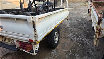 Trailer with papers 