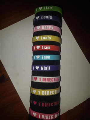  1D Directioners the awesome silicone bangles are here. One last time together.