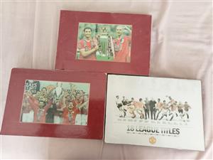 MANCHESTER UNITED BLOCK MOUNTED PICTURES