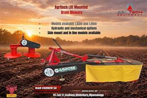 New Agritech drum mowers for sale at Mad Farmer SA