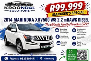 2014 Mahindra XUV 500 W8 2.2 mHawk Diesel