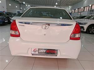 2015 Toyota Etios 1.5 Sedan 
75000km 
Manual
Petrol