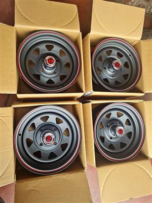 Nissan 1400 Brand new rims size 13 pcd 4x114 Et o  5.5j