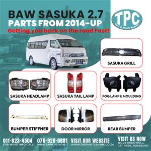 Come get parts for a BAW Sasuka 2.7 2014-Up parts available