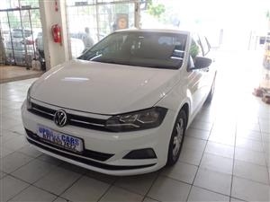 2018 VW POLO 8 TSI 1.0 TRENDLINE MANUAL  PETROL WHITE COLOR  