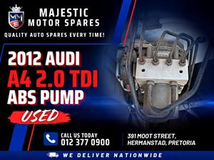 2012 Audi A4 2.0 TDI ABS Pump for Sale (Used)