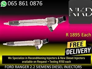 FORD RANGER 2.2 DIESEL INJECTORS FOR SALE
