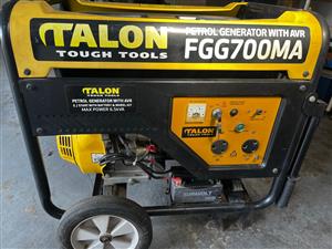 FOR SALE: Talon Tough Tools 6.5kVA Petrol Generator  