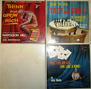 Success Motivation Institute Inc. x 3 Vynil LP's by Hill, Parker and Wolfe