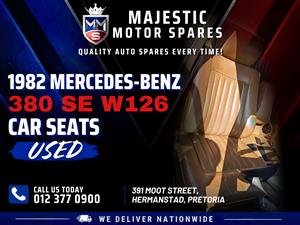 Mercedes-Benz 380 SE W126 Car Seats for Sale - Used