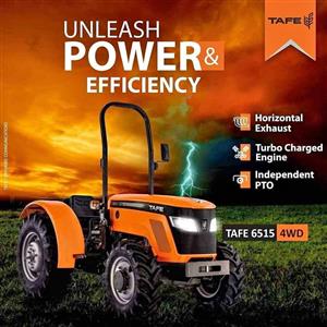 New Tafe 6515 4wd tractors for sale at Mad Farmer SA