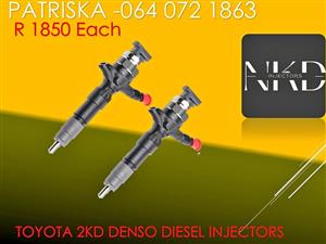 AFFORDABLE DIESEL INJECTORS FOR TOYOTA 1KD & 2KD FOR SALE