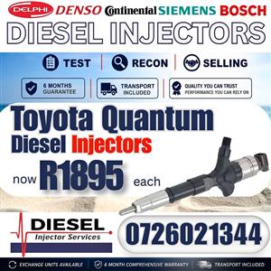 Toyota Quantum diesel injectors for sale