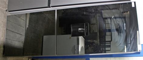 HISENSE RD-42DC4C BLACK MIRROR 2 DOOR FRIDGE W/WATER DISPENSER S065753A