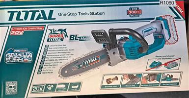 Brand New Total Tools Lithium-Ion Chain Saw, 20V