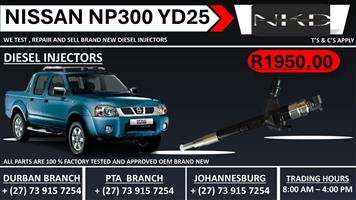 Nissan Np300 yd25 Diesel Injectors 
