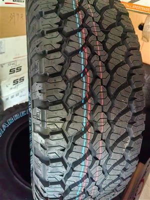 265/70/17 General Grabber AT3 brand new tyres set 