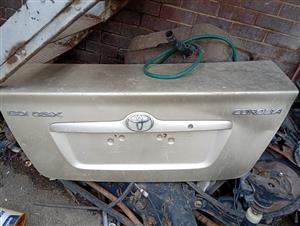 2007 Corolla GSX Boot Lid Spares for Sale